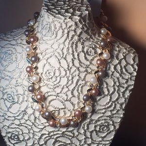 Pearl necklace set
